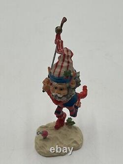 Enesco The North Pole Village Birdie Golf Elf Figurine 831573 VERY RARE