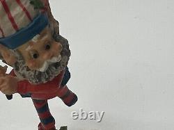 Enesco The North Pole Village Birdie Golf Elf Figurine 831573 VERY RARE