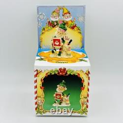 Enesco The North Pole Village Chipper Elf 869694 Sandie Zimnicki VINTAGE