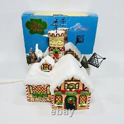Enesco The North Pole Village Elves Control Tower Night Light 628611 Box RARE