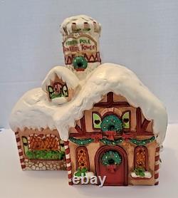 Enesco The North Pole Village Elves Control Tower Night Light 6286611 RARE
