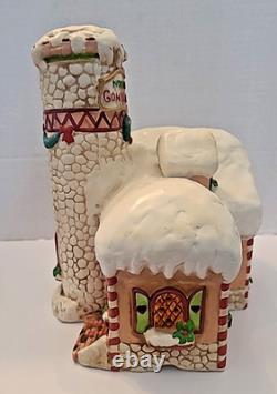 Enesco The North Pole Village Elves Control Tower Night Light 6286611 RARE