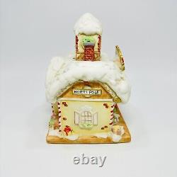 Enesco The North Pole Village Elves Musical The Station 424331 In Box RARE