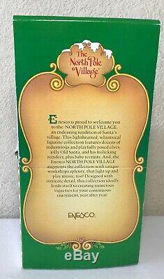 Enesco The North Pole Village Frosty & Mason Elves 1992 Zimnicki Gingerbread Box