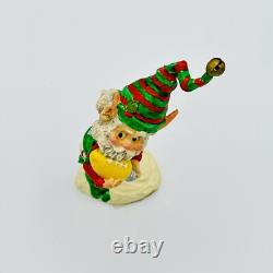 Enesco The North Pole Village Nimble Elf Sandra Zimnicki 830992 VINTAGE