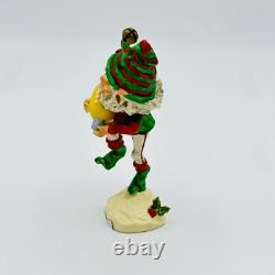 Enesco The North Pole Village Nimble Elf Sandra Zimnicki 830992 VINTAGE