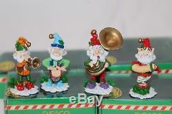 Enesco The North Pole Village Sandi Zimnicki Lot of 4 Elves Musical Figures