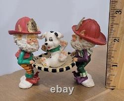 Enesco The North Pole Village Sparky Scooter Smooch Pooch Elf Sandie Zimnicki