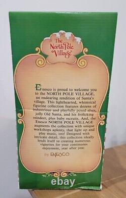 Enesco The North Pole Village Sparky Scooter Smooch Pooch Elf Sandie Zimnicki