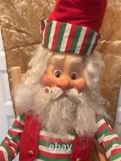 Enesco's North Pole Village Life Size Poseable 36 Elf Doll By Sandra Zimnicki