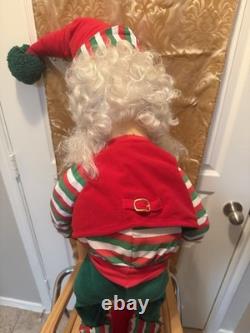 Enesco's North Pole Village Life Size Poseable 36 Elf Doll By Sandra Zimnicki