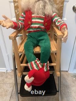 Enesco's North Pole Village Life Size Poseable 36 Elf Doll By Sandra Zimnicki