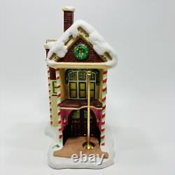 EnescoThe North Pole Village Elves North Pole Fire Station 629278 In Box RARE