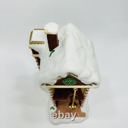 EnescoThe North Pole Village Elves North Pole Fire Station 629278 In Box RARE