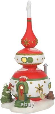 Finny's Ornament House Department 56 North Pole Village 6009833 Christmas lit