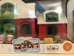 Fisher Price Little People Santa's North Pole Cottage Village Music Play House
