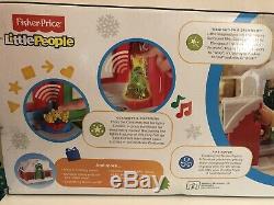 Fisher Price Little People Santa's North Pole Cottage Village Music Play House