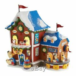 Fisher Price Pull Toy Factory Department 56 North Pole Village Dept NEW 4050962