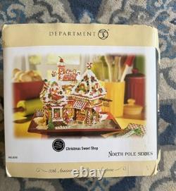 Free Shipping? Department 56 North Pole? Christmas Sweet Shop