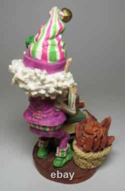 Fudgy 1994 Enesco North Pole Village #869724 Sandy Zimnicki