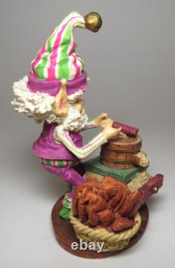 Fudgy 1994 Enesco North Pole Village #869724 Sandy Zimnicki