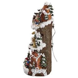 Gingerbread House Christmas Village North Pole Santa Claus Home Room Decorations