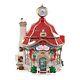 Glass Ornament Lit House North Pole Series Village Star Brite Free Shipping