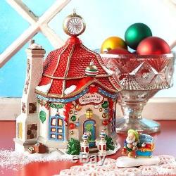 Glass Ornament Lit House North Pole Series Village Star Brite Free Shipping
