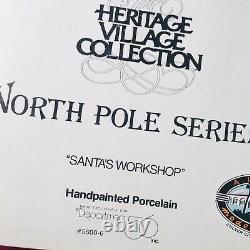 HERITAGE VILLAGE COLLECTION North Pole Series Santas Workshop