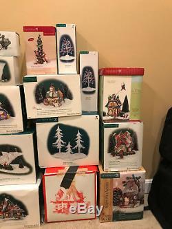 HUGE Lot of 27 Department 56 North Pole and Snow Village Pieces Some Retired