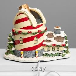 Hawthorne Village Rudolph Christmas Town North Pole Observatory Xmas Light Up