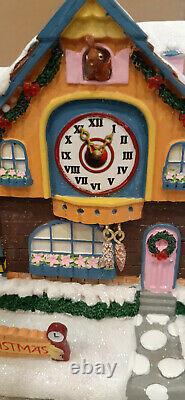 Hawthorne Village Rudolph's Christmas Town, Clock Shop NEW RARE