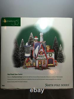 Heritage Collection Real Plastic Snow Factory 1998 North Pole Series HN 56403