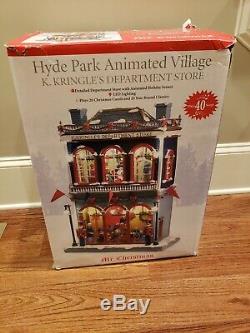 Hyde Park Animated Village K. Kringle's Department Store Mr. Christmas Musical