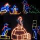 Led Christmas Light Display Outdoor Penguin North Pole Igloo Village Yard Decor
