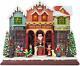 Led North Pole Toy Shop Wood Village 13 X 11 In, Plays Various Christmas Sounds