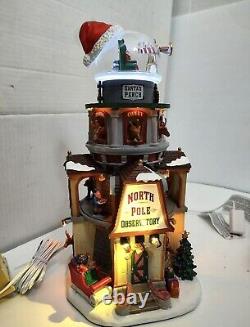 LEMAX Christmas Village North Pole OBSERVATORY LIGHT MOTION SOUND New Box