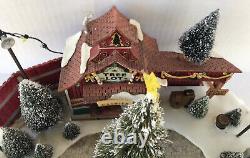 LEMAX Christmas Village North Pole Tree Lot Lighted Building With Sounds