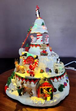 LEMAX North Pole Tower Christmas Village Sights & Sounds RETIRED Excellent