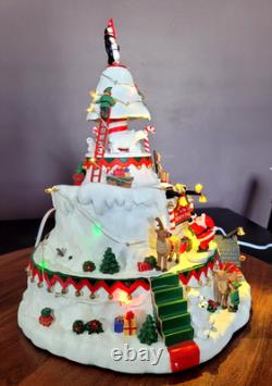 LEMAX North Pole Tower Christmas Village Sights & Sounds RETIRED Excellent
