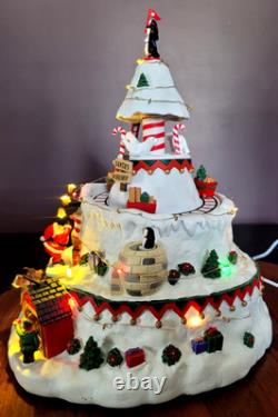 LEMAX North Pole Tower Christmas Village Sights & Sounds RETIRED Excellent