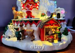 LEMAX North Pole Tower Christmas Village Sights & Sounds RETIRED Excellent