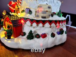 LEMAX North Pole Tower Christmas Village Sights & Sounds RETIRED Excellent