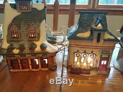 LOT OF 8 Deptartment 56 NORTH POLE SERIES Christmas village buildings