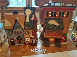 LOT OF 8 Deptartment 56 NORTH POLE SERIES Christmas village buildings