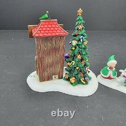 LOT of 5 Department 56 North Pole Series Village Figurines collection READ