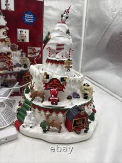 Lemax Christmas North Pole Tower Sights & Sounds 84348 2018 Tested Working