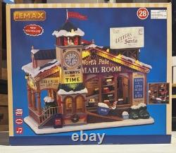 Lemax Christmas Village Letters to Santa North Pole Mail Room New See Note