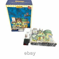 Lemax North Pole Travel Agency Christmas Village House Light Up Animated 2007
