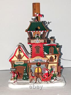 Lemax Santa's Wonderland Village NORTH POLE CONTROL TOWER With Adapter #25864